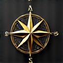 Golden compass icon symbolizing personalization