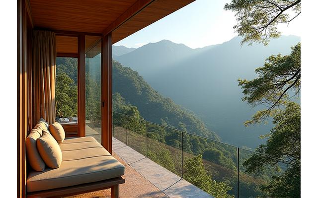 Luxury wilderness lodge in a stunning natural setting